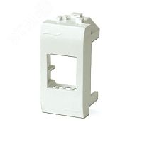 BRAVA Адаптер для информационныx разъемов SIEMON бе лый 1 модуль | код 76608B | DKC