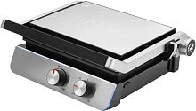 Электрогриль Hyundai HYG-4046 2200Вт черный/серебристый | код 1722839 | HYUNDAI