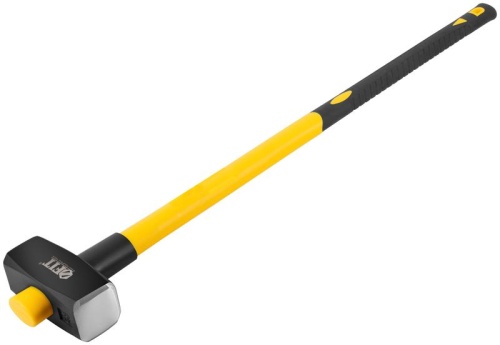 Кувалда кованая, фиброглассовая обратная усиленная ручка 900 мм, 4 кг | код 45244 | FIT