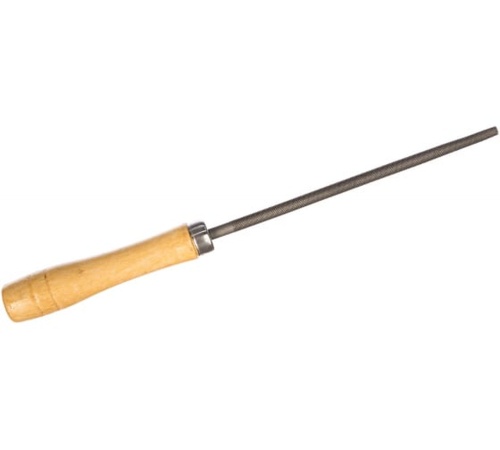 Напильник, деревянная ручка, круглый 150 мм | код 42503 | FIT