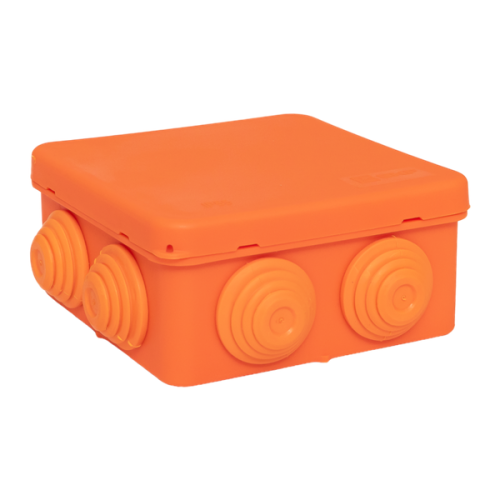 Коробка огнестойкая E45 85х85х40мм с клеммниками 4 полюса 0,5-10мм2 IP55 HF EKF | код plc-kmfr-85-410 | EKF фото 4