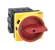 ВЫКЛЮЧАТЕЛЬ-РАЗЪЕДИНИТЕЛЬ 4P 32A IP20 С КРАСНОЙ РУКОЯТКОЙ НА ДВЕРЦУ 4 ВИНТАМИ С ЗАМКОМ | код MSD32410R | Systeme Electric