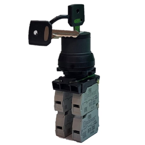 Переключатель Briswik ПЕ 182/6м черный 3но+0нз Ключ с фикс 3-поз , во вкл. сост. не вынимается IP40 УХЛ3 10А | код aZ-YG-0Ai-0131 | Briswik Переключатель Briswik ПЕ 182/6м черный 3но+0нз Ключ с фикс 3-поз , во вкл. сост. не вынимается IP40 УХЛ3 10А | код aZ-YG-0Ai-0131 | Briswik