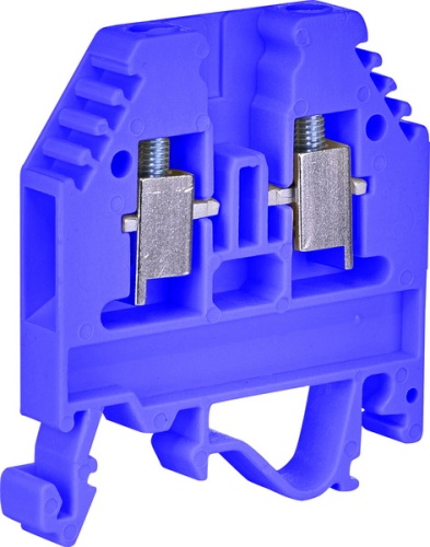 Клемма винтовая-нейтральная под держатель VSV 4 PA N (4 mm2_синяя) | код 003901700 | ETI Клемма винтовая-нейтральная под держатель VSV 4 PA N (4 mm2_синяя) | код 003901700 | ETI
