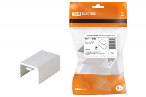 Соединитель КМС 40x25 (4 шт./комп.) TDM | код SQ0411-0105 | TDM