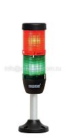 Сигнальная колонна 50 мм, красная, зеленая, стробоскоп FLESH 220В | код IK52F220XM03 | EMAS