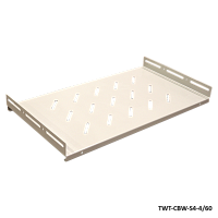 Полка для настенных шкафов глубиной 450 мм, 4 точки, нагрузка - 60 кг | код TWT-CBW-S4-4/60 | TWT