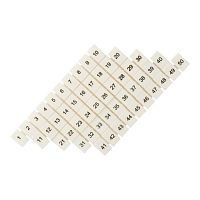 Маркеры для JXB-ST 2,5 с нумерацией 1-50 (100 шт,) PROxima | код zb-st-2.5-1-50 | EKF