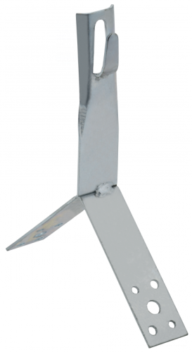 Дер. пр. кр. 6-8мм конька h=100мм оц. сталь HDZ IEK | код ZDP80-14-4-68-100 | IEK