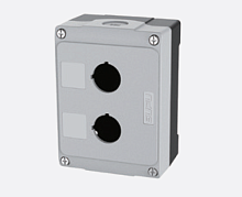 TS2812 Блок управления TS2 пустой, тип F1, 2 отверстия, серо-черн., шт | код TS2812 | SUPU