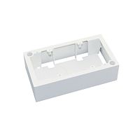 Короб накладной для лицевых панелей 80х150 под 4 модуля 45х22,5 Mosaic | код 03-0127 | REXANT