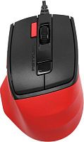 Мышь A4Tech Fstyler FM45S Air красный/черный оптическая (2400dpi) silent USB (7but) | код 1971501 | A4TECH