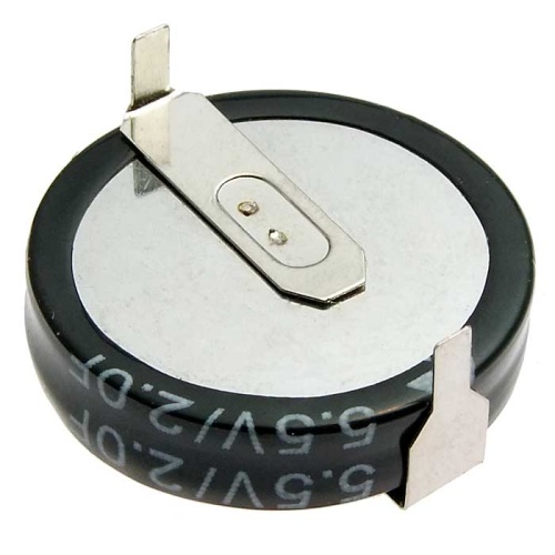 Ионистор RUICHI 5R5D20F180H, 2.0 Ф, 5.5 В, -20…+70 °С, горизонтальный | код 91829 | Ruichi Ионистор RUICHI 5R5D20F180H, 2.0 Ф, 5.5 В, -20…+70 °С, горизонтальный | код 91829 | Ruichi