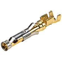 Розеточный обжимной контакт REVOS, диаметр контакта 1,58 мм, сечение обслуживаемых проводников 0,5-1,5 мм кв., тип покрытия контактов: золото | код 02.124.1429.0 | Wieland