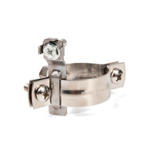 Хомут трубный заземления ТХЗ (INOX) 1 1/2 (Fortisflex) | код 83240 | Fortisflex Хомут трубный заземления ТХЗ (INOX) 1 1/2 (Fortisflex) | код 83240 | Fortisflex