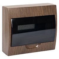 Распределительный шкаф PROxima, 10 мод., IP41, навесной, пластик | код. pb40-n-10-dark | EKF