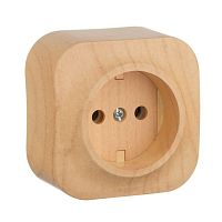 Розетка QUTEO, открытый монтаж, светло-коричневый | код. 782270 | Legrand