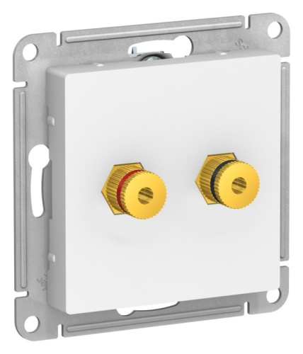 ATLASDESIGN АУДИОРОЗЕТКА двойная, ЛОТОС | код ATN001387 | Systeme Electric