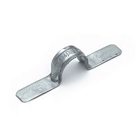 Скоба металлическая двухлапковая СМД d16-17 мм для монтажного пистолета (без отверстий) (100шт/1000шт уп/кор) Строитель | код PR13.02551 | ПРОМРУКАВ