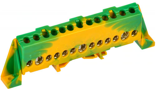 TEKFOR Шина PE земля в комб. изол. Стойка 8х12-13-ЖЗ IEK | код TF-NN20-13-DP-K52 | IEK TEKFOR Шина PE земля в комб. изол. Стойка 8х12-13-ЖЗ IEK | код TF-NN20-13-DP-K52 | IEK