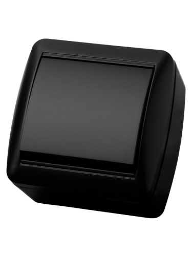 Выключатель 1-кл. открытой установки IP44 10А графит Селигер TDM | код SQ1818-0301 | TDM