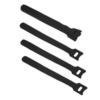 Cabeus CLAMP-150-BK Хомут для кабеля, липучка с мягкой застежкой, 150x14 мм, черный (10 шт.) | код 9351c | Cabeus