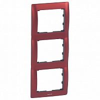 Рамка 3 поста GALEA LIFE, вертикальная, magic red | код. 771907 | Legrand