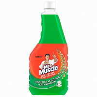 Средство для мытья стекол и зеркал (сменный флакон) 500 мл, МИСТЕР МУСКУЛ Утренняя роса | код 600331 | МИСТЕР МУСКУЛ