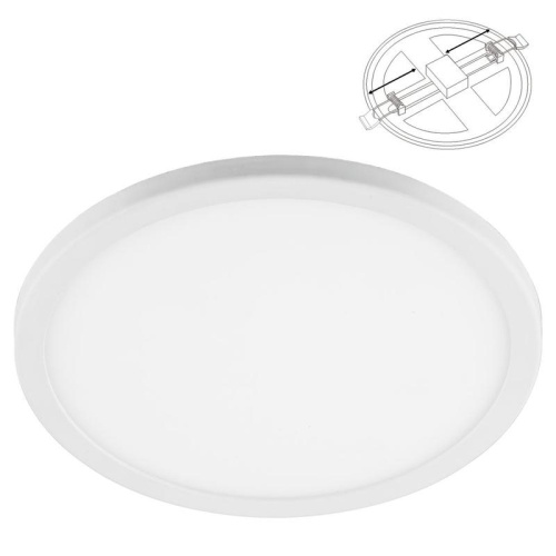 Светильник светодиодный встраиваемый с регулируемым монтажным диаметром (до 160мм) 14Вт 4000К 1120лм бел. AL508 Flexy FERON 29727 Светильник светодиодный встраиваемый с регулируемым монтажным диаметром (до 160мм) 14Вт 4000К 1120лм бел. AL508 Flexy FERON 29727