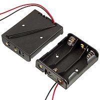 Батарейный отсек RUICHI BH331 AA 3x1 (BH616), открытый | код 59654 | Ruichi