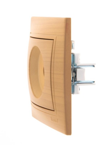 Розетка телевизионная оконечная TV Mira ясень LEZARD 701-4747-130 фото 3