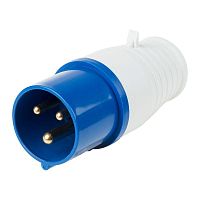 Вилка переносная 013 2P+PE 16А 220В IP44 | Код. 11-8900 | Rexant