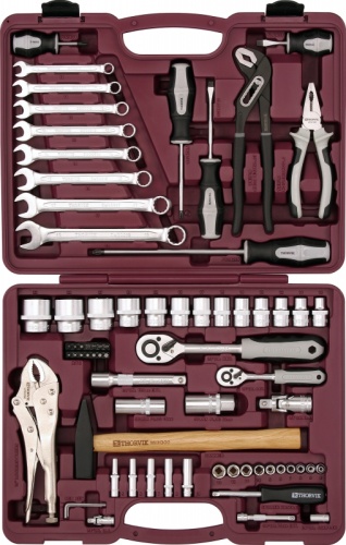 UTS0072 Набор инструмента универсальный 1/4, 1/2DR, 72 предмета | код UTS0072 | Thorvik