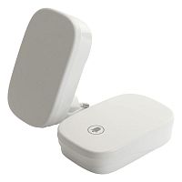 Звонок электрический беспроводной (клавиша и база в розетку) радиочастотный 433мГц бел. DB-380 FERON 48882