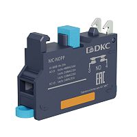 Контактный блок с клеммным безвинтовым зажимом, нормально-открытый | код MC-NOPP | DKC