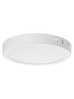 Светильник светодиодный накладной Даунлайт НАРОДНЫЙ круг СПО (белый) алюминий 18Вт 4000К | код SQ0329-4219 | TDM НАРОДНЫЙ