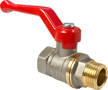 Кран шаровой 11Б27фт1М никелированный 1 1/4' ВН ручка рычаг | код VF.215.NR1.114 | Valfex