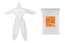 Комбинезон защитный Каспер-2, на молнии и с капюшоном, разм. 187х160, 30 г/м2, белый, TDM | код SQ1016-0302 | TDM