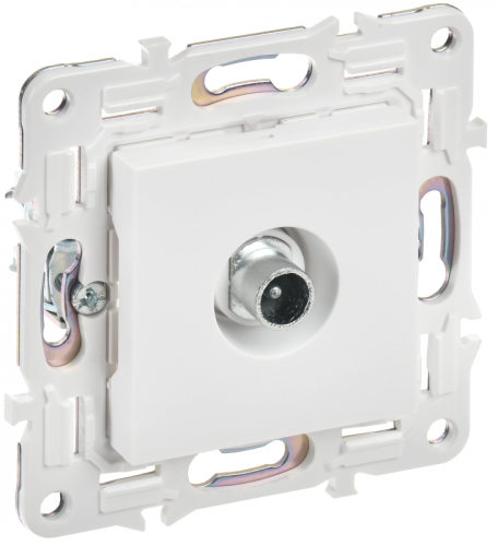 SKANDY Роз. TV проходная SK-A17W арк. бел. IEK | код SK-A10-P-K01 | IEK SKANDY Роз. TV проходная SK-A17W арк. бел. IEK | код SK-A10-P-K01 | IEK