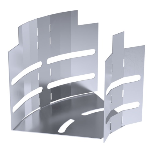 Угол горизонтальный изменяемый 0-45 градусов Стандарт INOX (AISI 316) 100х100 Промрукав | код PR16.3616 | ПРОМРУКАВ