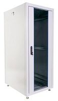 Шкаф телекоммуникационный напольный ЭКОНОМ 18U (600 ? 800) дверь стекло, дверь металл | код ШТК-Э-18.6.8-13АА | ЦМО