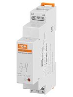 Реле промежуточное РЭК-1М/1 16А 12В АС/DC (DIN-рейка, 1р-контакт) TDM | код SQ0701-0080 | TDM