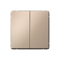 ARTGALLERY 2-клавишный ВЫКЛЮЧАТЕЛЬ КНОПОЧНЫЙ, сх.2, 10А, механизм, ПЕСОЧНЫЙ | код GAL001217 | Systeme Electric