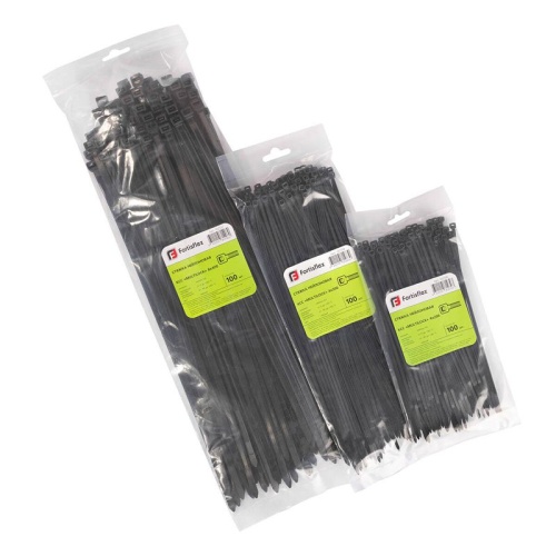 Стяжка нейлоновая КСС MULTILOCK 5х250 (черн) (100шт) | код 102320 | КВТ фото 5