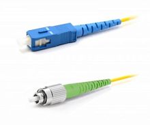 Патч-корд оптический LANMASTER, LSZH, симплексный, ST/APC-SC/UPC, SM OS2, 2.0 м | код LAN-ST-SC/SAU-2.0 | LANMASTER