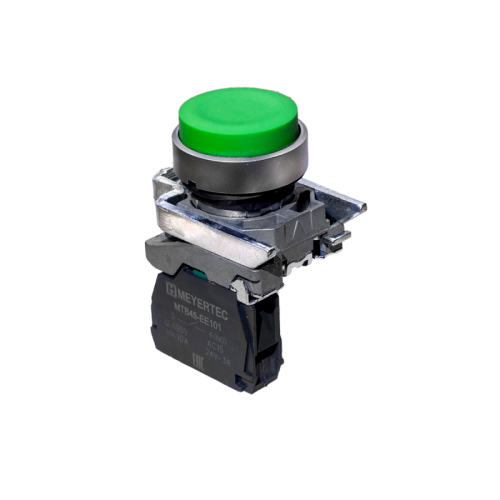 Кнопка выступающая зеленая, 1NO, IP65, металл MTB4-BL31 | код 137131| MEYERTEC Кнопка выступающая зеленая, 1NO, IP65, металл MTB4-BL31 | код 137131| MEYERTEC