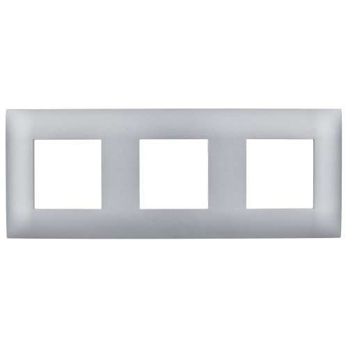 SKANDY Рамка 3-мест. SK-F03S сереб. IEK | код SK-M32-K23 | IEK фото 3