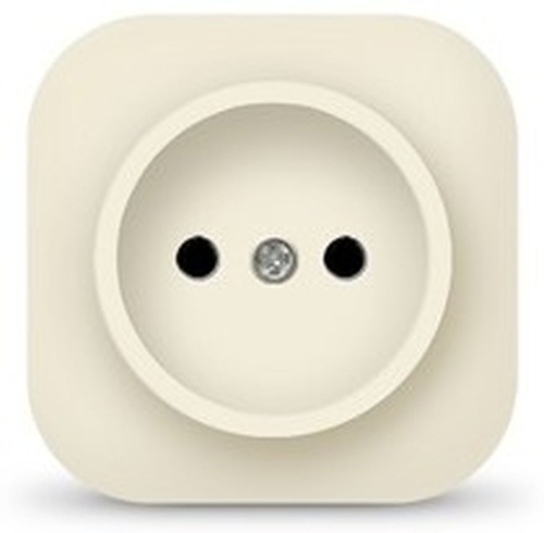 Розетка одноместная серия IONICH, б/з, о/у, 16А, 220В, слоновая кость (ivory) | код 1431 | UNIVersal