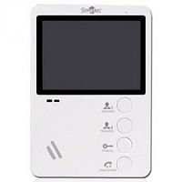Монитор видеодомофона 4'' без памяти, белый (ST-MS104-WT) | код smkd0289 | Smartec
