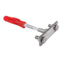 Держатель фасадный для полосы 50 мм, L=100mm Ni EKF PROxima | код lp-31508-ni | EKF